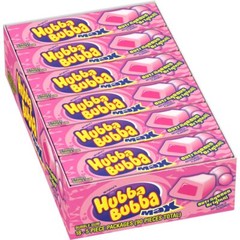 Outrageous Original Bubble Gum Flavor Pack of 90 Chewy Individually Wrapped