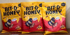 BIT-O-HONEY – *NEW LOOK- SAME GREAT TASTE*- {Lot of 3 Bags) FREE SHIPPING!