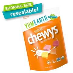 YumEarth Organic Chewy Fruit Flavored Candy 5oz Allergy Friendly Vegan Gluten…