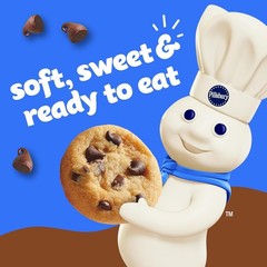 Pillsbury Mini Soft Baked Cookies, Chocolate Chip, 10 Snack Bags, 10 oz