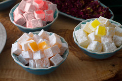 Cerez Pazari Turkish Delight with Rose, Orange and Lemon Mix Flavours 8.1 Oz