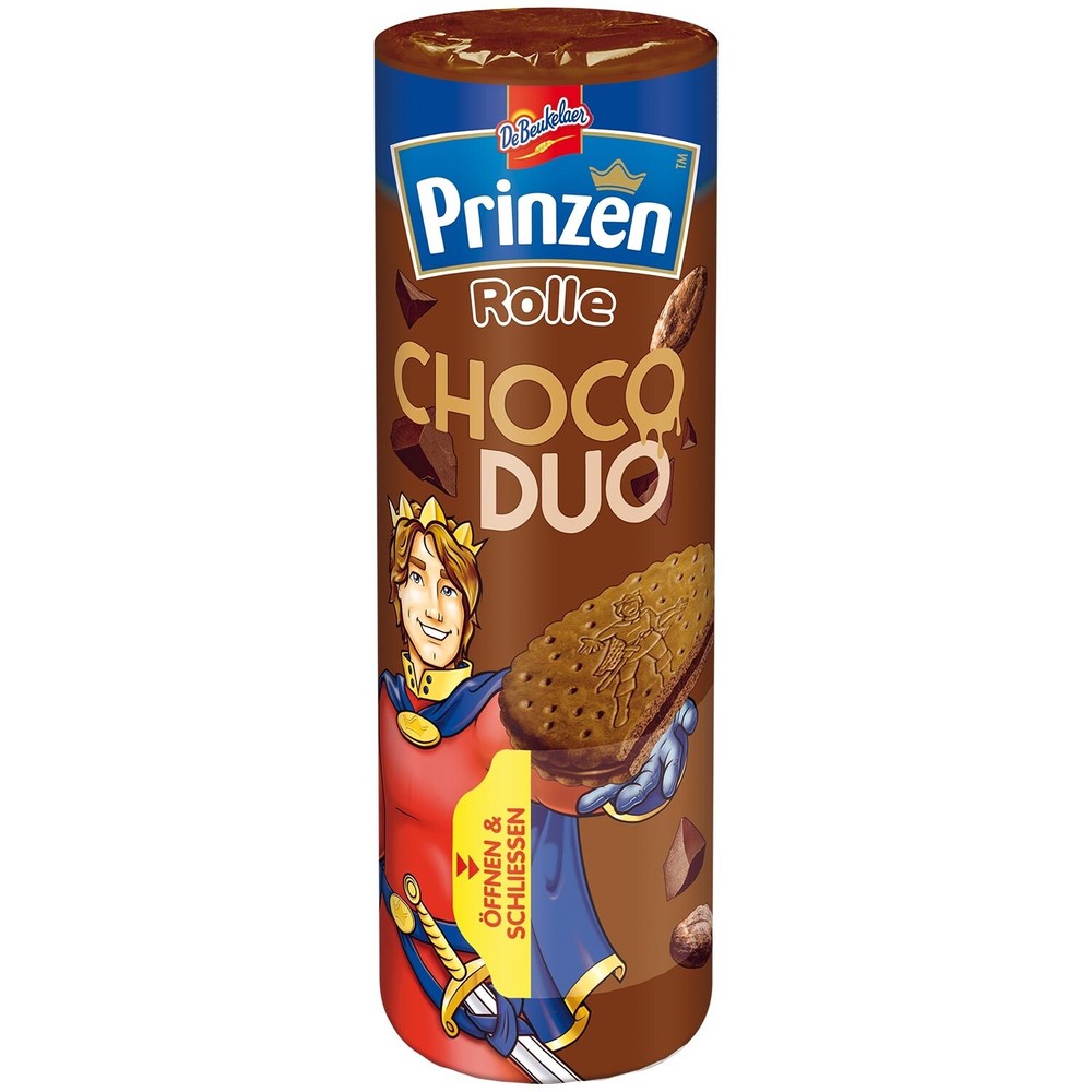 Prinzen Roll Round CHOCO DUO Cream cookies Made in Germany 352g -FREE SHIPPING