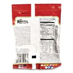 Knott’s Berry Farm Berry Jam Shortbread Cookies, Raspberry, 2 oz Pack, 36/Carton