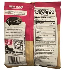 Darrell Lea Soft Black Australian Licorice Original Candy 4 Oz Bag Plant-Based