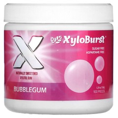 Xylitol Gum, Bubble Gum, 100 Pieces, 5.29 oz (150 g)