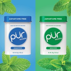 PUR Mints | Aspartame Free | Made with 30 Count (Pack of 5), Variety