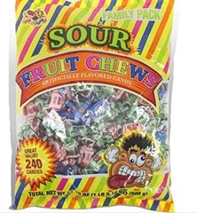 21.16 Oz Albert’s Sour Fruit Chews – Perfect for Birthdays and New