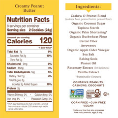 , Creamy Peanut Butter Sandwich Cookies – Gluten Free, Vegan (Pack of 8)