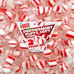 Peppermint Soft Puffs Candy | 2 Pound Bag | Refreshing Mints | Individually W…