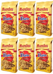 6 MARABOU Daim Chocolate XL Cookies Sweets Party Snacks Packs 184g 6.5oz