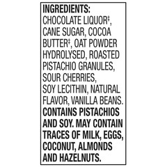 bettergoods Plant-based 55% Oat Chocolate Bar with Tart Cherries and Pistachios
