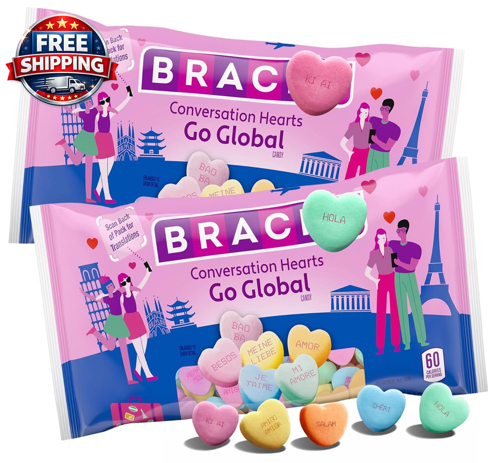 Tiny Conversation Heart Candies – Valentine’S Day Pastel Candy Hearts with Multi