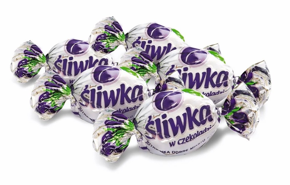 Jutrzenka PLUM in CHOCOLATE 1000g / 1kg / 35.27oz LOOSE
