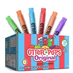 Assorted Freezer Pops, 1oz Freeze Pops in Six Zippy Flavors, 100 Count,