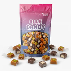 Classic, Apple Filled & Chocolate Coconut Filled Cubes Mix | 1.5 LB ~ 3 LB
