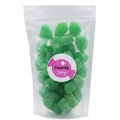 Smarty Stop Green Jelly Spearmint Leaves Slices 5 Pound (Pack of 1),