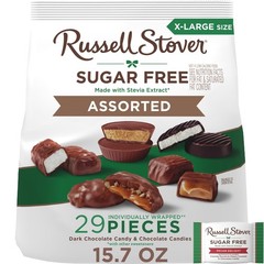 RUSSELL STOVER Sugar Free Assorted Chocolate Candy 15.7 oz bag