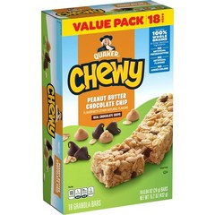 Quaker Chewy Peanut Butter Chocolate Chip, 15.2 OZ