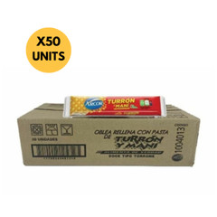 Wafer filled with peanut paste 25gr (Box of 50 units)