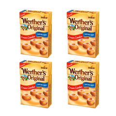 4x Werther’s Original Sugar Free Mini 42g | Cream Caramel Candy
