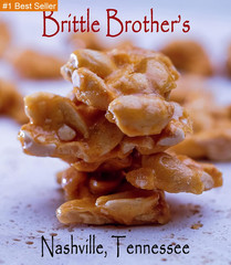 Brittle Brothers Peanut Brittle – 8 Oz Gift Box – Gourmet Candy