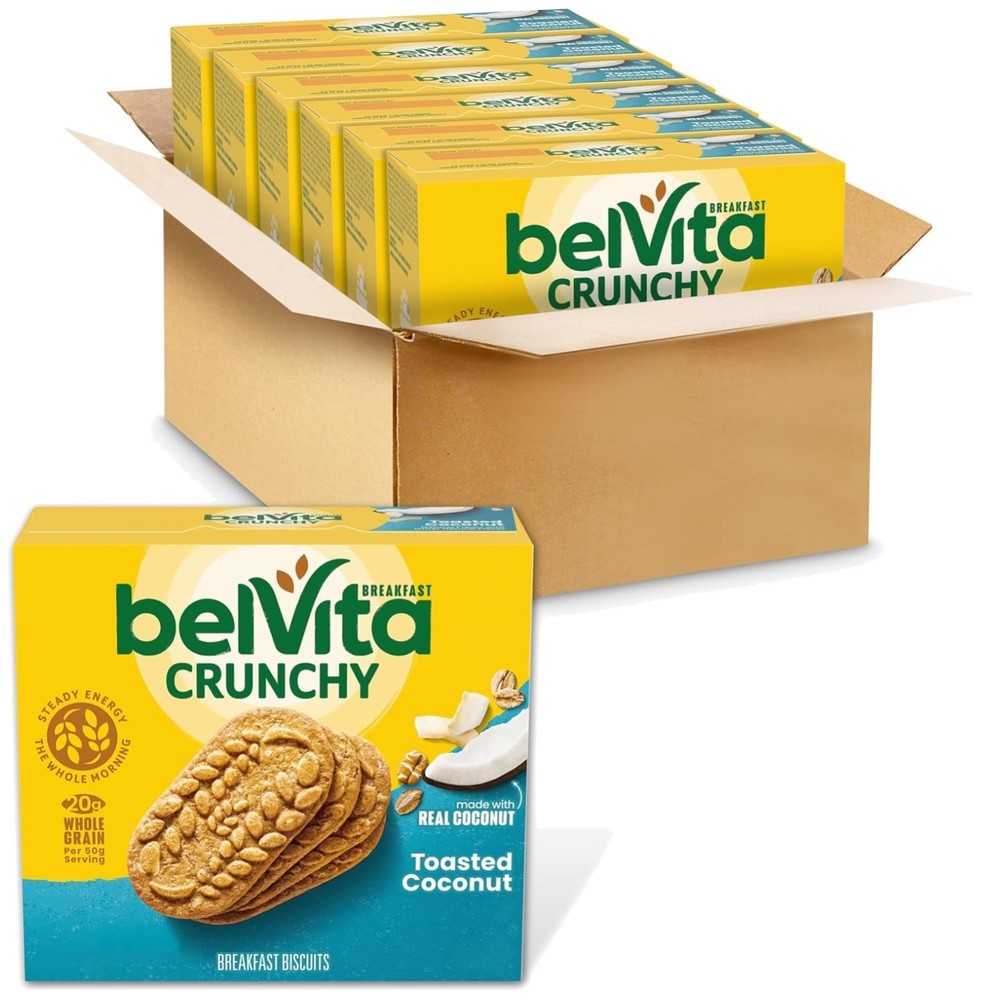 Steady Energy Coconut Breakfast Biscuits, 30 Packs