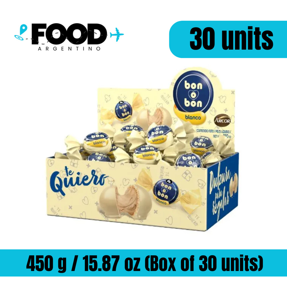 Bon o Bon Blanco 450 g Caja 30 Unidades