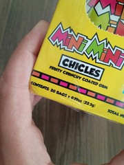 Gerrit 15.8 oz Box ASSORTED MINI MINI CHICLES Chiclets Chicle Gum Candy -20 Bags