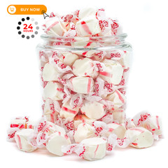 Salt Water Taffy Peppermint Flavor 1 lb – Individually Wrapped, Old 1 pound