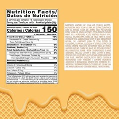Bauducco 3-Layer Peanut Butter Wafer Cookies, Crispy Sweet Snack 5 oz