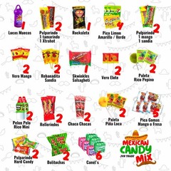 Mexican Candy Mix Assortment Snack (42 Count) Dulces 40 Piece Set, Yellow