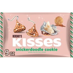 2 Pack Hershey’s Kisses Snickerdoodle Cookie Bits w White Creme 9 oz BB 09/2026