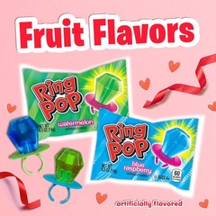 Candy, Valentine’s Lollipops, 20 Ct Party Favors in Assorted Fruity Flavors – Fu