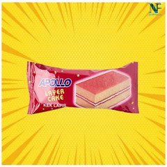 24x 18g Apollo Original Layer Cake Tray Sweet Rich Creamy Indulge Classic