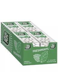 TicTac Freshmints 12 Count 1oz- 60 pieces Sealed Never open