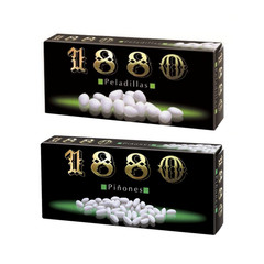 1880 Peladillas Candied Marcona Almonds Pinones Pine Nuts Spanish Summer Snacks