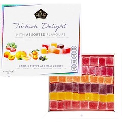 Delicious Assorted Turkish Delight 16 oz – , Gluten-Free Gift Box of Lokum
