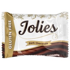 Premium Cookies, Jolies, Dark Chocolate, 20 Packs, 0.4 oz (11.5 g) Each