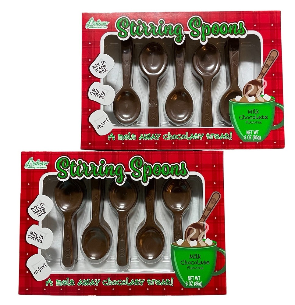NEW Chocolate Candy Spoons. 10 Pieces