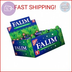 Falim Sugarless Plain Gum Individually Wrapped, Mint Flavored, 100 Piece