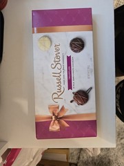 Russell Stover Assorted Chocolate Truffles Box Milk, Dark & White 17 Pieces