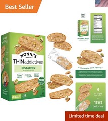 Gourmet THINaddictives Pistachio Almond Crisps – No High-Fructose Corn Syrup