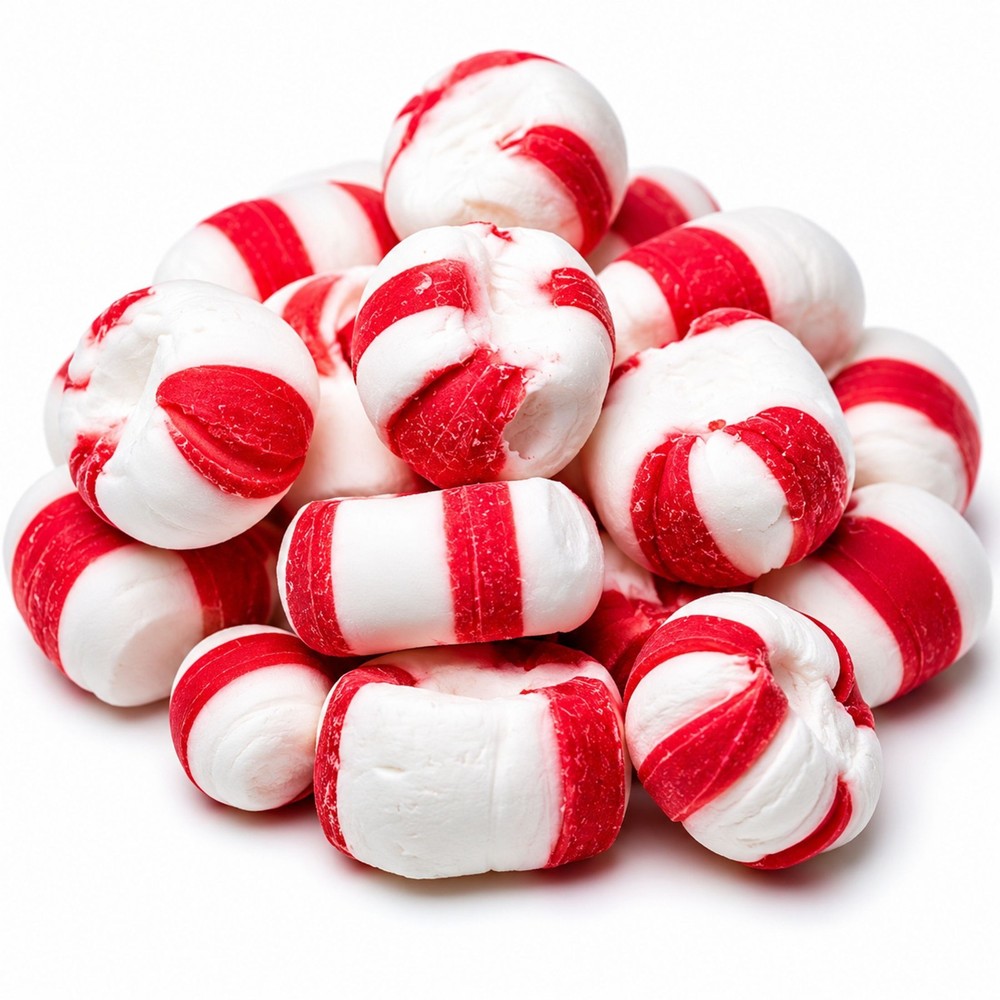 Soft Mint Puffs Peppermint Candy 24 oz Bulk Bag Melt Away Candy Dish Mints