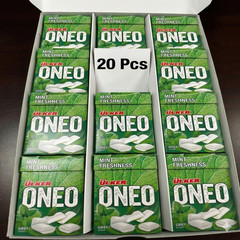 Sugar Free Spearmint Gum, Xylitol Liquid Center, Mint Gum Bulk Pack (20 Boxes)