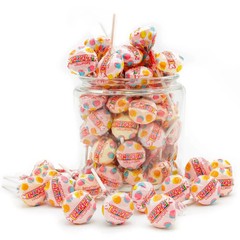 Smarties Double Lollies, Bulk Wrapped Lollipop Suckers Hard Candy (2 Pounds)