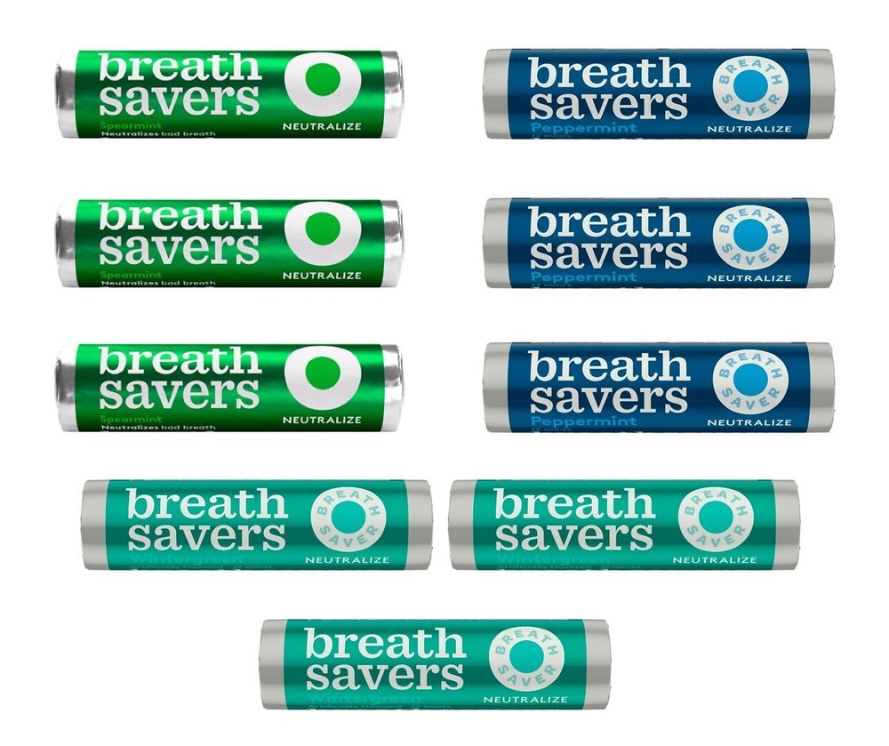 Breath Savers Neutralize Sugar Free Mints Variety Pack – 9 Count