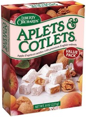 Vegan Fruit & Nut Chewy Candy Value Pack – 8 Oz Aplets & Cotlets