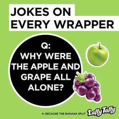 Laffy Taffy Candy, Assorted Fruit Flavors, Individually Wrapped Mini Bars, 6 Oun