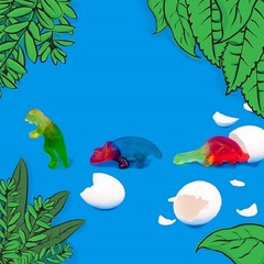 HARIBO Gummi Candy, Dinosaurs, 5 oz. Bag 5 Ounce (Pack of 1), Multicolor
