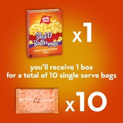 Blast O Butter, Ultimate Movie Theater Butter Microwave Popcorn, 1.5oz Person…